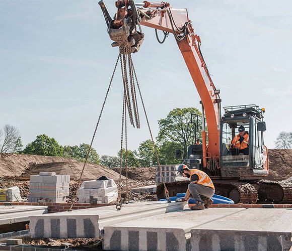 Installing precast concrete