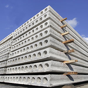 Stacked concrete