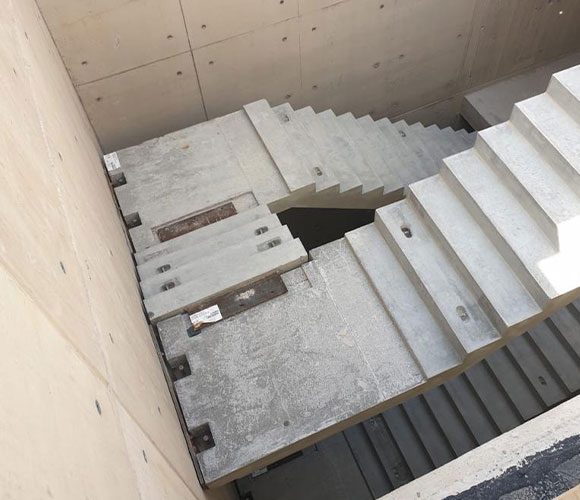Concrete stairs